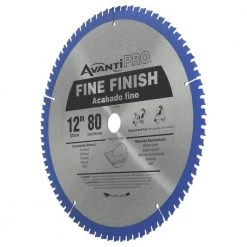 Avanti Pro 12 in. x 80-Tooth Fine Finish Circular Saw Blade (2-Pack) -Power Tools Accessories Sales Shop avanti pro table saw blades miter saw blades p128080pp 40 1000