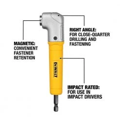 DEWALT MAXFIT Right Angle Magnetic Attachment -Power Tools Accessories Sales Shop dewalt bit holders extensions dwara60 a0 1000