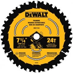 DEWALT 7-1/4 in. 24-Tooth Circular Saw Blade