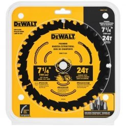 DEWALT 7-1/4 in. 24-Tooth Circular Saw Blade -Power Tools Accessories Sales Shop dewalt circular saw blades dwa171424 a0 1000