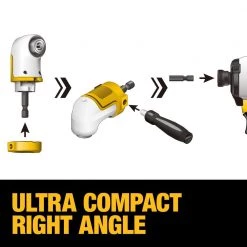 DEWALT Modular Right Angle Attachment -Power Tools Accessories Sales Shop dewalt drill attachments dwamra a0 1000