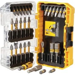 DEWALT MAXFIT Screwdriving Set with Sleeve (30-Piece) -Power Tools Accessories Sales Shop dewalt drill bit combination sets dwamf30 66 1000
