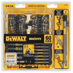 DEWALT MAXFIT Screwdriving Set (60-Piece) -Power Tools Accessories Sales Shop dewalt drill bit combination sets dwamf60 a0 1000