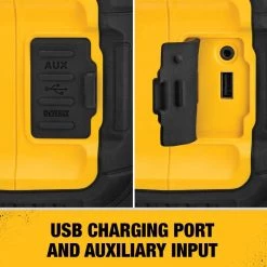 DEWALT 20-Volt MAX Bluetooth Speaker 17 DEWALT 20-Volt MAX Bluetooth Speaker -Power Tools Accessories Sales Shop dewalt jobsite audio dcr010 1f 1000