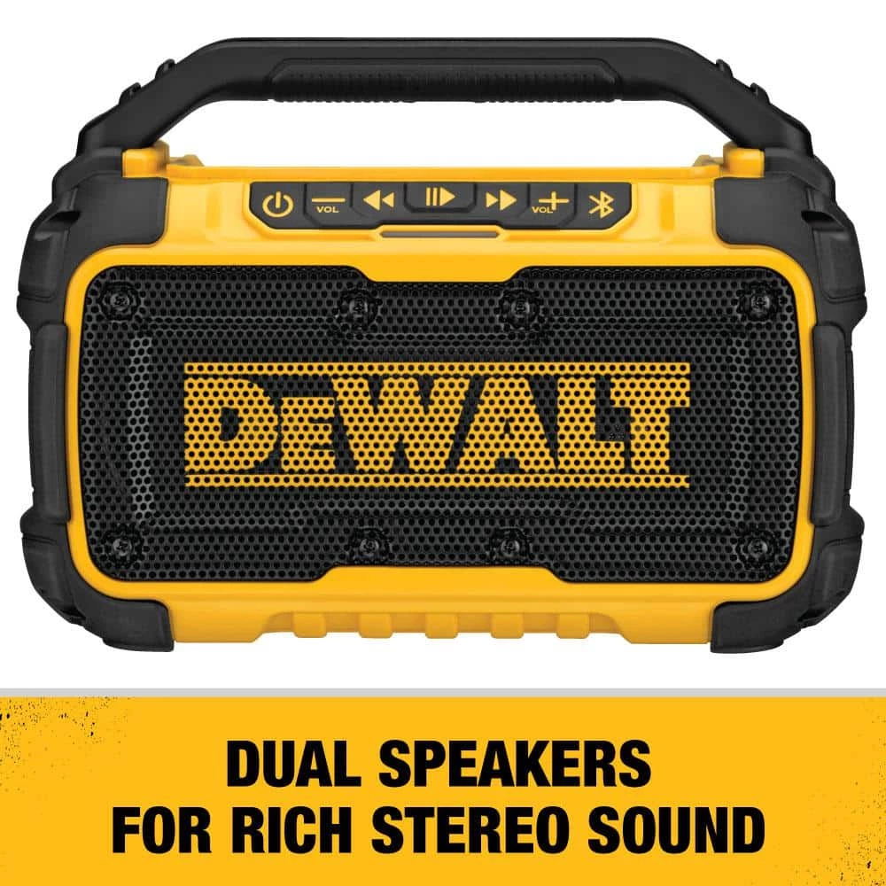 DEWALT 20-Volt MAX Bluetooth Speaker 3 DEWALT 20-Volt MAX Bluetooth Speaker - Image 3