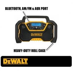 DEWALT 20-Volt MAX Compact Bluetooth Radio (Tool Only) -Power Tools Accessories Sales Shop dewalt jobsite audio dcr028b c3 1000