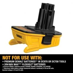DEWALT 18-Volt to 20-Volt MAX Lithium-Ion Battery Adapter Kit (2-Pack) -Power Tools Accessories Sales Shop dewalt outdoor power batteries chargers dca2203c 1d 1000