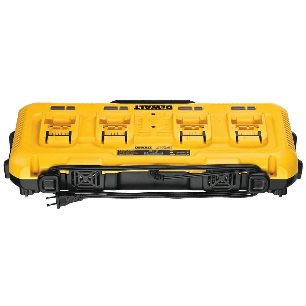 DEWALT 12-Volt/20-Volt/60-Volt MAX 4-Port Lithium-Ion Battery Charger 8 DEWALT 12-Volt/20-Volt/60-Volt MAX 4-Port Lithium-Ion Battery Charger - Image 8