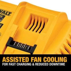 DEWALT 20-Volt MAX Lithium-Ion Fan Cooled Fast Battery Charger -Power Tools Accessories Sales Shop dewalt outdoor power batteries chargers dcb118 66 1000