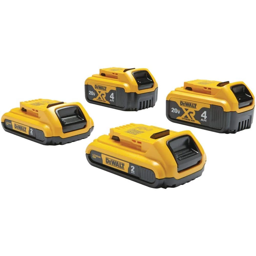 DEWALT 20-Volt MAX Compact Lithium-Ion 2.0 Ah Battery Pack (2-Pack) and 20-Volt MAX XR Lithium-Ion Battery Pack 4.0 Ah (2-Pack) 10 DEWALT 20-Volt MAX Compact Lithium-Ion 2.0 Ah Battery Pack (2-Pack) and 20-Volt MAX XR Lithium-Ion Battery Pack 4.0 Ah (2-Pack) - Image 10