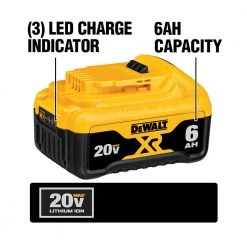 DEWALT 20V MAX XR Premium Lithium-Ion 6.0Ah Battery, 20V MAX XR 5.0Ah Battery, 20V MAX XR 4.0Ah Battery & 20V MAX 2.0Ah Battery 11 DEWALT 20V MAX XR Premium Lithium-Ion 6.0Ah Battery, 20V MAX XR 5.0Ah Battery, 20V MAX XR 4.0Ah Battery & 20V MAX 2.0Ah Battery -Power Tools Accessories Sales Shop dewalt outdoor power batteries chargers dcb346 3wdcb205 40 1000