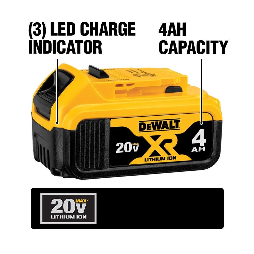 DEWALT 20V MAX Lithium-Ion Starter Kit 6.0Ah Battery, 4.0Ah Battery, Charger & Kit Bag and FLEXVOLT 20V/60V 6.0Ah Battery 9 DEWALT 20V MAX Lithium-Ion Starter Kit 6.0Ah Battery, 4.0Ah Battery, Charger & Kit Bag and FLEXVOLT 20V/60V 6.0Ah Battery - Image 9