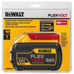 DEWALT FLEXVOLT 20-Volt/60-Volt MAX Lithium-Ion 9.0Ah Battery -Power Tools Accessories Sales Shop dewalt outdoor power batteries chargers dcb609 4f 1000