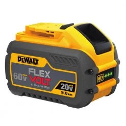 DEWALT FLEXVOLT 20-Volt/60-Volt MAX Lithium-Ion 9.0Ah Battery -Power Tools Accessories Sales Shop dewalt outdoor power batteries chargers dcb609 c3 1000 1