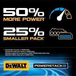 DEWALT 20-Volt MAX POWERSTACK Compact Battery Starter Kit -Power Tools Accessories Sales Shop dewalt outdoor power batteries chargers dcbp034c 44 1000