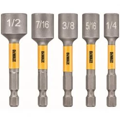 DEWALT MAX IMPACT Nut Driving Set (5-Piece) 16 DEWALT MAX IMPACT Nut Driving Set (5-Piece) -Power Tools Accessories Sales Shop dewalt screwdriver bits dwatndmi5 a0 1000