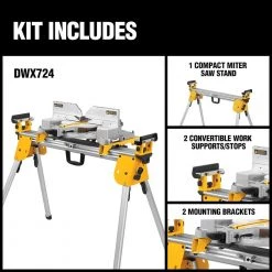 DEWALT 29.8 lbs. Compact Miter Saw Stand with 500 lbs. Capacity -Power Tools Accessories Sales Shop dewalt tool stands dwx724 40 1000
