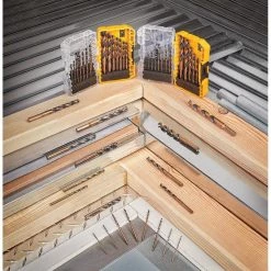 DEWALT Black and Gold Drill Bit Set (21-Piece) -Power Tools Accessories Sales Shop dewalt twist drill bits dwa1181 76 1000