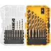 DEWALT Black and Gold Drill Bit Set (15-Piece)