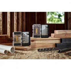 DEWALT Black and Gold Impact Ready Metal Drill Bit Set (12-Piece) 12 DEWALT Black and Gold Impact Ready Metal Drill Bit Set (12-Piece) -Power Tools Accessories Sales Shop dewalt twist drill bits dwah1182 77 1000