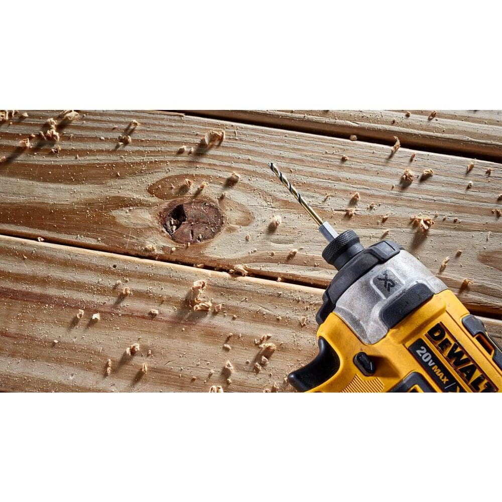 DEWALT Black and Gold Impact Ready Metal Drill Bit Set (12-Piece) 8 DEWALT Black and Gold Impact Ready Metal Drill Bit Set (12-Piece) - Image 8