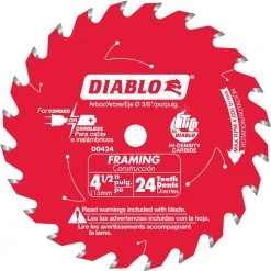 DIABLO 4-1/2 in. x 24-Tooth Framing Circular Saw Blade