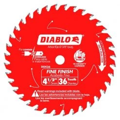 DIABLO 4-1/2 in. x 36-Tooth Fine Finish Circular Saw Blade