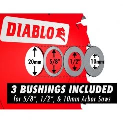 DIABLO Steel Demon 5-3/8 in. x 30-Tooth Metal Cutting Circular Saw Blade with Bushings -Power Tools Accessories Sales Shop diablo circular saw blades d053830fmx c3 1000