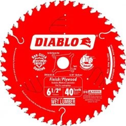 DIABLO 6-1/2 in. x 40-Tooth Finish Circular Saw Blade