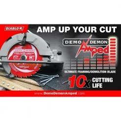 DIABLO Demo Demon 7-1/4 in. 24-Tooth Framing/Demolition Circular Saw Blade -Power Tools Accessories Sales Shop diablo circular saw blades d0724dr 4f 1000