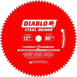 DIABLO Steel Demon 12 in. x 80-Tooth Cermet II Metals and Stainless Steel Circular Saw Blade