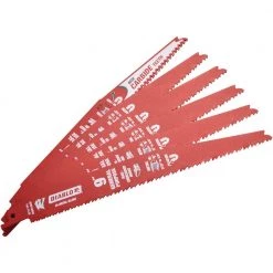 DIABLO 9 in. 8/14 TPI Bi-Metal Reciprocating Saw Blades for General Purpose Cutting (5-Pack) with Bonus 9 in. Carbide Blade -Power Tools Accessories Sales Shop diablo reciprocating saw blades ds0914bgp5pc c3 1000