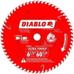 DIABLO 6-1/2 in. x 60 Teeth Ultra Finish Saw Blade
