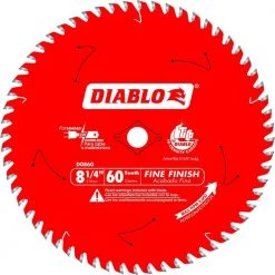 DIABLO 8-1/4 in. x 60-Tooth Fine Finish Circular Saw Blade