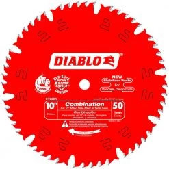 DIABLO 10 in. x 50-Tooth Combination Circular Saw Blade -Power Tools Accessories Sales Shop diablo table saw blades miter saw blades d1050x c3 1000