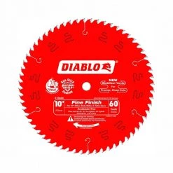 DIABLO 10 in. x 60-Tooth Fine Finish Circular Saw Blade