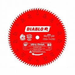 DIABLO 10 in. x 80-Tooth Ultra Finish Circular Saw Blade