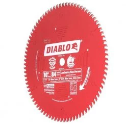 DIABLO 10 in. x 84-Tooth Laminate/Aluminum/Plastics Circular Saw Blade -Power Tools Accessories Sales Shop diablo table saw blades miter saw blades d1084l 40 1000