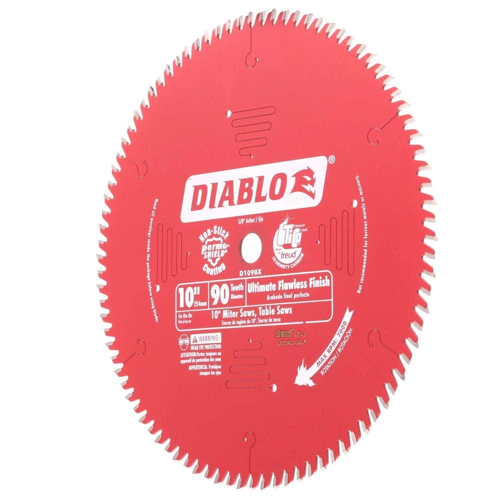 DIABLO 10 in. x 90-Tooth Ultimate Polished Finish Circular Saw Blade 3 DIABLO 10 in. x 90-Tooth Ultimate Polished Finish Circular Saw Blade - Image 3