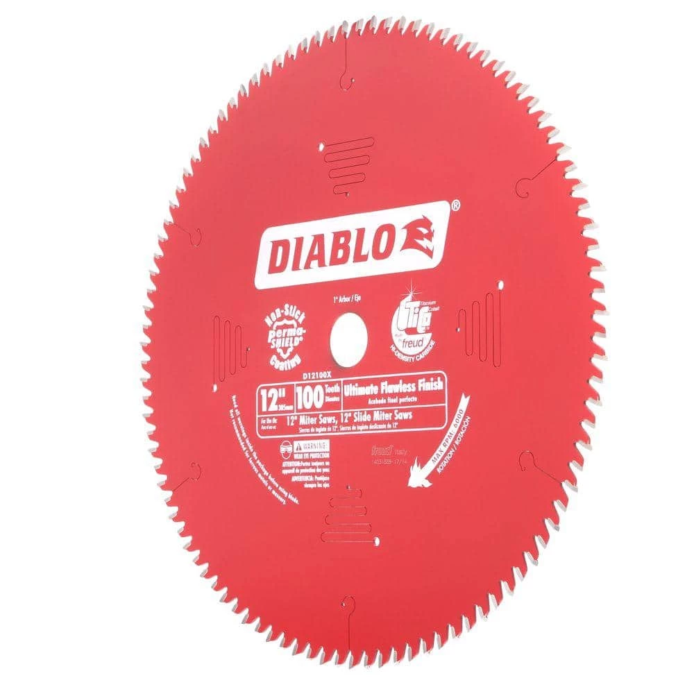 DIABLO 12 in. x 100-Tooth Ultimate Polished Finish Circular Saw Blade 3 DIABLO 12 in. x 100-Tooth Ultimate Polished Finish Circular Saw Blade - Image 3