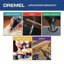 Dremel Rotary Tool Accessory Kit (130-Piece) -Power Tools Accessories Sales Shop dremel rotary tool accessory kits 713 01 a0 1000