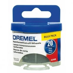 Dremel 1-1/4 in. Rotary Tool Cut-Off Wheel Dispenser for Cutting Wood, Plastic and Metal (20-Pack) -Power Tools Accessories Sales Shop dremel rotary tool wheels 426b c3 1000
