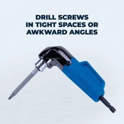Kreg 90-Degree Pocket Hole Driver Drill Attachment with 3 in. Square Drive Bit 10 Kreg 90-Degree Pocket Hole Driver Drill Attachment with 3 in. Square Drive Bit -Power Tools Accessories Sales Shop kreg bit holders extensions kdrv 90dg c3 1000