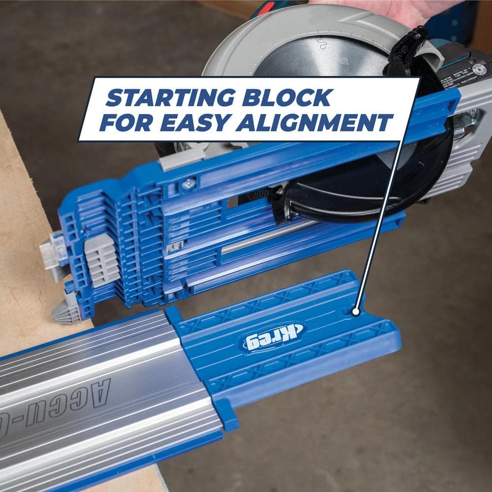 Kreg 48 in. Accu-Cut Aluminum Circular Saw Track 7 Kreg 48 in. Accu-Cut Aluminum Circular Saw Track - Image 7