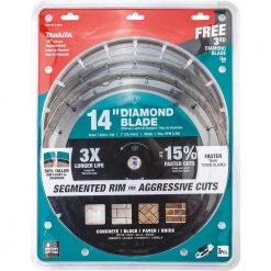 Makita 14 in. Segmented Rim Diamond Blade for General Purpose (3-Pack) -Power Tools Accessories Sales Shop makita diamond blades b 69646 4f 1000
