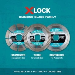 Makita X-LOCK 4-1/2 in. Continuous Rim Diamond Blade for Ceramic and Granite Cutting -Power Tools Accessories Sales Shop makita diamond blades e 07397 66 1000