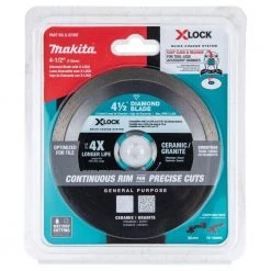Makita X-LOCK 4-1/2 in. Continuous Rim Diamond Blade for Ceramic and Granite Cutting -Power Tools Accessories Sales Shop makita diamond blades e 07397 c3 1000