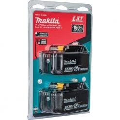 Makita 18V LXT Lithium-Ion High Capacity Battery Pack 5.0 Ah with LED Charge Level Indicator (2-Pack) -Power Tools Accessories Sales Shop makita outdoor power batteries chargers bl1850b 2 66 1000