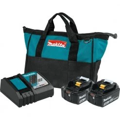 Makita 18V LXT Battery and Rapid Optimum Charger Starter Pack (5.0Ah) with bonus 3/8 in./1/4 in. 18V LXT Square Drive Ratchet -Power Tools Accessories Sales Shop makita outdoor power batteries chargers bl1850bdc2xrw01 77 1000