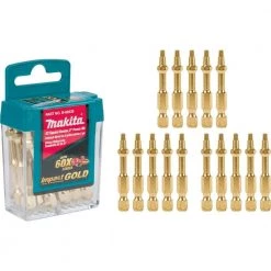 Makita Impact GOLD #2 2 in. Square Power Bit (15 Per Pack)